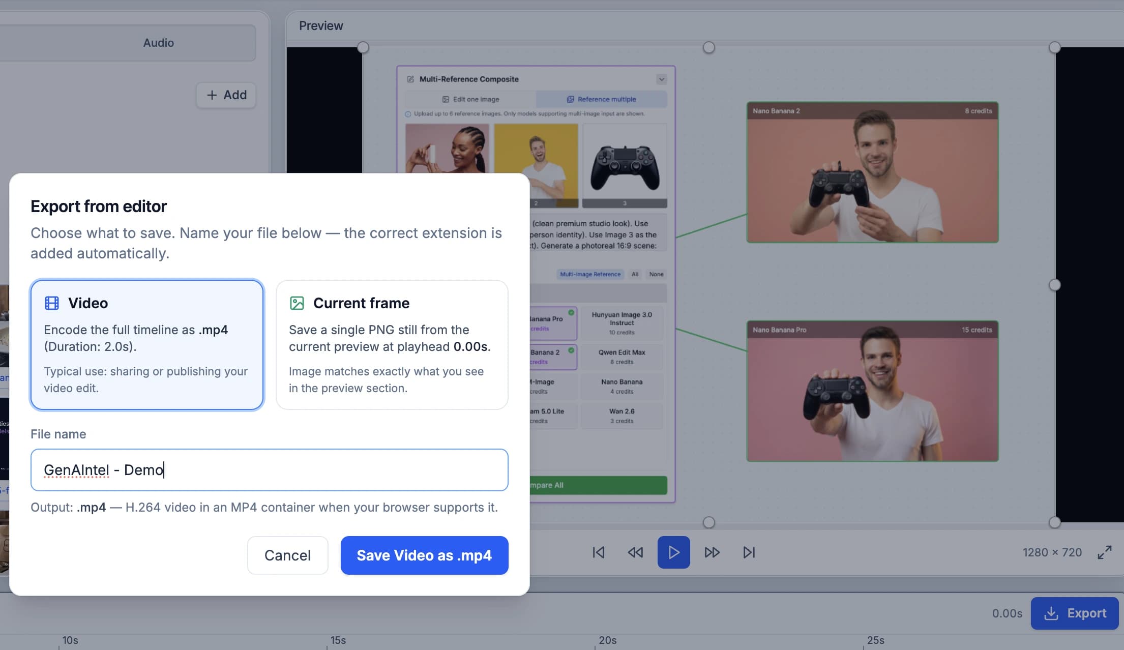 Free video editor with no watermark on exports